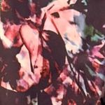 Colorful Leggings Small Floral Abstract Activewear Workout Gym Yogo Pilates Purple Photo 3