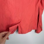 J.Crew  Coral Jacket Sz 8 Schoolboy Blazer Career Crinkled Preppy Pink/Orange Photo 2