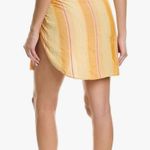 l*space NWT L* Salinas Sarong /Skirt /Cover Up in Orange Cozumel Stripe - One Size Photo 1