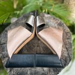 Dolce Vita Two Toned Metallic Mule Heels Size 8 Photo 3