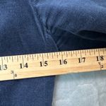 ZARA BASIC Navy Blue Corduroy Velvet Blazer Jacket Women Size S Elbow Patches Photo 5