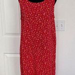 Erika Scarlet Floral Vintage Midi Dress Photo 0