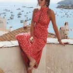 ZARA LAST ONE🔥 Blogger’s Fav| NWT Halter Floral Dress Photo 2