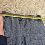 Soho New York Company Boyfriend Pant Womens Large Gray Linen Blend Pants Photo 1