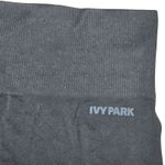 Ivy Park  Black Compression‎ Seamless Cropped Leggings Cutout Design XXS Photo 5