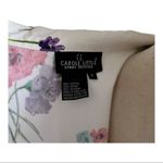 carole little Vintage  Sports Petite Floral Crop Jacket Size M Photo 3