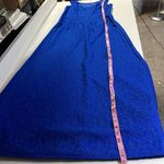 Ever Pretty Long dress size 10 royal blue long dress sweetheart neckline all over crochet Photo 3