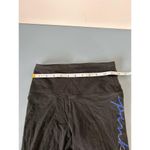 Pink womens black biker shorts size XS with logo Photo 4