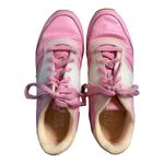 Reebok  Pink and Cream Retro Sneakers with Gum Sole Photo 3