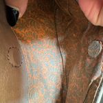 HOBO Tan Leather Shoulder Bag with Zippers small wallet Photo 5