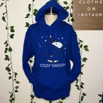 Peanuts Snoopy Cozy Snoopy Pullover Hoodie Blue Size L Photo 2