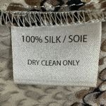 Anthropologie La Fee‎ Verte 100% Silk Snake Print and Sheer Cami Size M Black Size M Photo 5