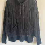 Loose Knit Sweatshirt Black Photo 3