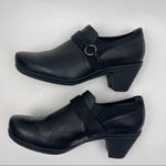 Abeo B.I.O SYSTEM Raine Black Leather Comfortable Mule Clog Heel Shoes Size 7.5 Photo 4