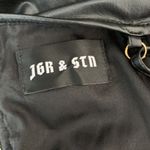 JGR STN Bodycon‎ Dress 4 Black Faux Leather Cutout Sexy Club Party Edgy Photo 6