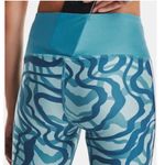 Under Armour NWT Women's HeatGear® Armour Printed Ankle Leggings Teal, 1362275 Photo 1