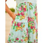 April Cornell Francesca Crochet Sundress Flowy Blue Boho Cottagcore Lagenlook XS Photo 2