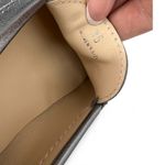 TOD'S 35 / 5 Gommino Driving Shoes Leather Metallic Silver Loafer Flat Slip On Photo 7