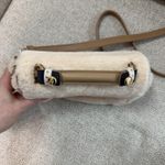 Maje Faux-Fur Satchel Crossbody Cream Bag Photo 4