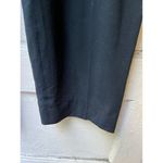 Piazza Sempione harion Black wool high rise Pants Stretch Side Zip Size Medium Photo 5