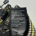 Urban Outfitters Black Green Checked Plaid Cropped Flare Pants Photo 8