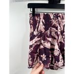 Free People  The Way Home Shorts Floral Purple Size Small Photo 2