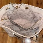 Tory Burch Beige Quilted Leather Marion Tote Photo 5