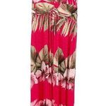 Tommy Bahama Womens Tropical Hawaiian Floral Empire Waist Maxi Dress Size S Pink Photo 0