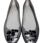 Calvin Klein  Lindsay Embellished Metallic Ballet Flats Womens Size 9M Anthracite Photo 0