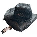 Pretty Little Thing Black Straw Hat Photo 6