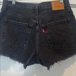 Levi's 501 Black Jean Shorts for Women size 28. Photo 9