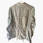 Anthropologie  Hei Hei Marais Eyelet Utility Cargo Jacket Women's Olive Green Photo 5