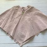 New Decoded Leather Blush Pink Women’s Poncho Size L Photo 14