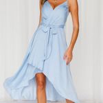 Hello Molly Fuel To My Fire Midi Dress Steel Blue Photo 0