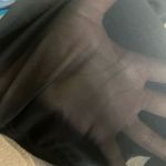 Zella  black high neck full zip sheer back activewear jacket Medium #692 Photo 3