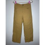 Anthropologie Petite Maeve The Colette Cropped Wide Leg Pant Kakhi Sand Sz 28 Photo 1