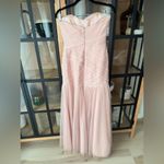 BHLDN Vera Wang Blush maxi dress formal strapless tulle long Bridesmaids VW360154 Photo 3