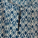Laundry by Shelli Segal 3/$30  | Blue Diamond Pattern Polyester Tank S Photo 3