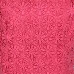 Talbots  Coral Pink Floral Lace Overlay Sheath Dress Size 6 Wedding Guest Dress Photo 6