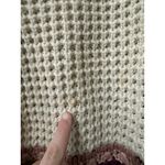 Handmade Crochet Cardigan Women Open Front Size S/M Chunky Acrylic Cottagecore Bohemian Photo 10