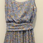 Lulus  Sunny Bliss Light Blue Floral Print Tiered Maxi Dress Photo 13