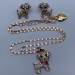 NEW puppy dog earrings & matching dog necklace Photo 15
