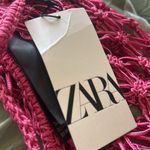 ZARA NWT  Macramé Bag 4162/201 Crochet  Grocery Pink Reusable Shopping Farmers Photo 4