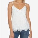 1. State  Creamy White Lace Sleeveless Camisole Tank Top Size Large NWT Photo 0