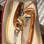 Dexter Women's Size‎ 6 Leather Boat Shoes In Ash/ Tan New In Box Photo 9