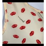 Red Hot Lips "PASSION" Cami Sleeveless Blouse – XL – Whimsical & Feminine Photo 8