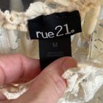 Rue 21 Romantic Lace Top Semisheer Peplum Womens Medium Nylon Photo 14