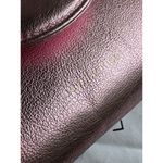 Liselle Kiss pink metallic leather clutch handbag crossbody Photo 13