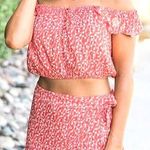 Pink Lily Red Floral 2 Piece Set Photo 0