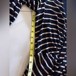 Bailey 44 Arcade Dress Stripe Midi Quarter Sleeves Grey Black Size Small Photo 10